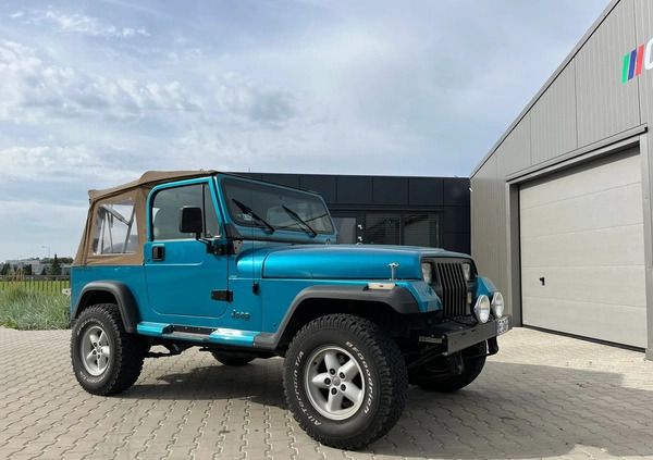 Jeep Wrangler cena 64700 przebieg: 152000, rok produkcji 1992 z Swarzędz małe 191